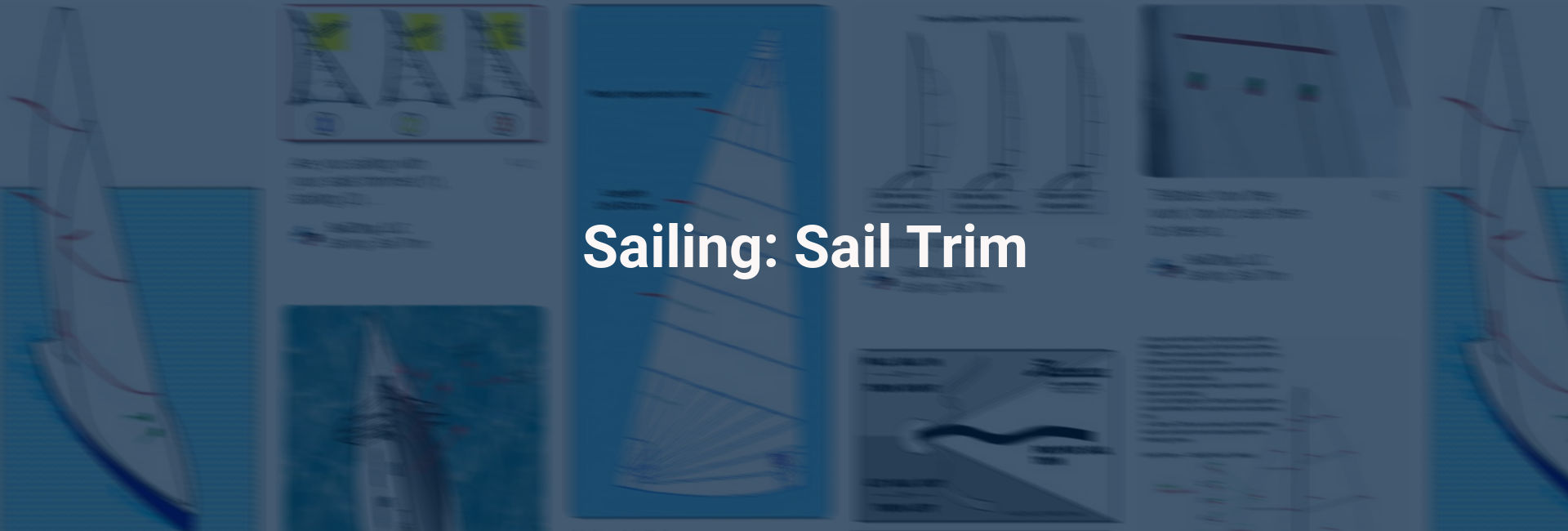 sailing sail trim