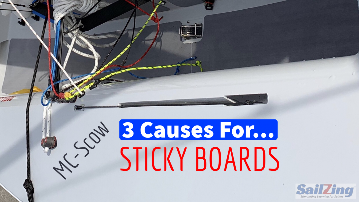 3 causes MC-Scow Sticky Leeboards