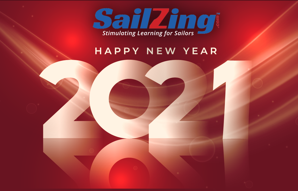 2021 Happy New Year SailZing Banner