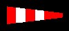 Code flag AP (answering pennant)