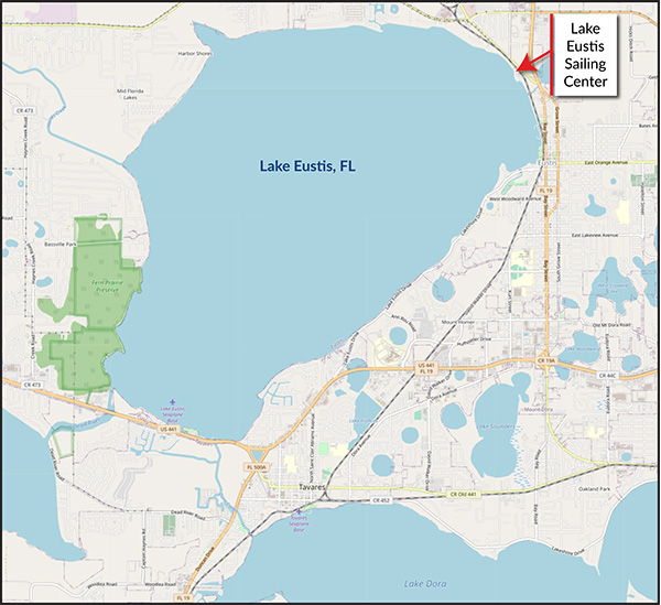 Lake Eustis OpenStreetMap
